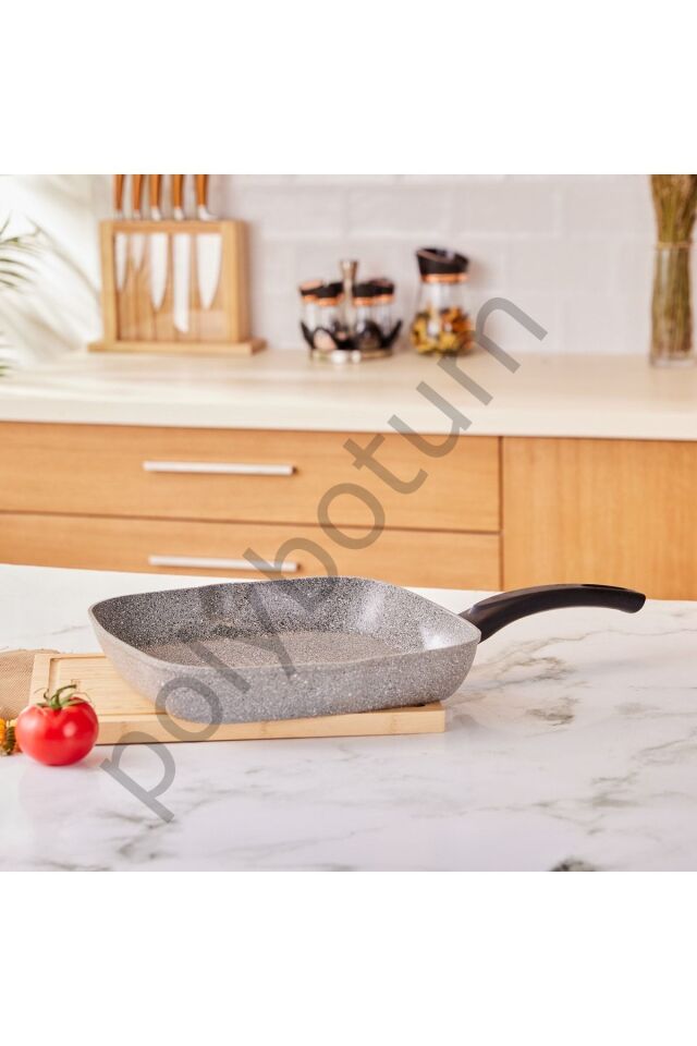 Durable Granit Kare Tava 28 Cm  Tek Ebat