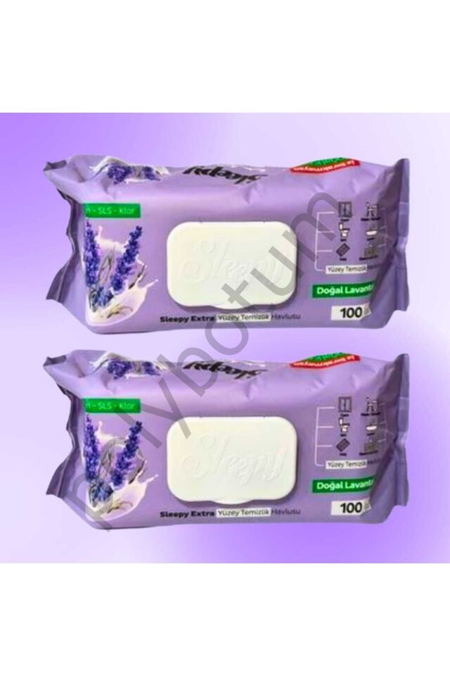 Extra Doğal Lavanta Yağı Yüzey Temizlik Havlusu 100'lü 2x100 200 Yaprak  Tek Ebat