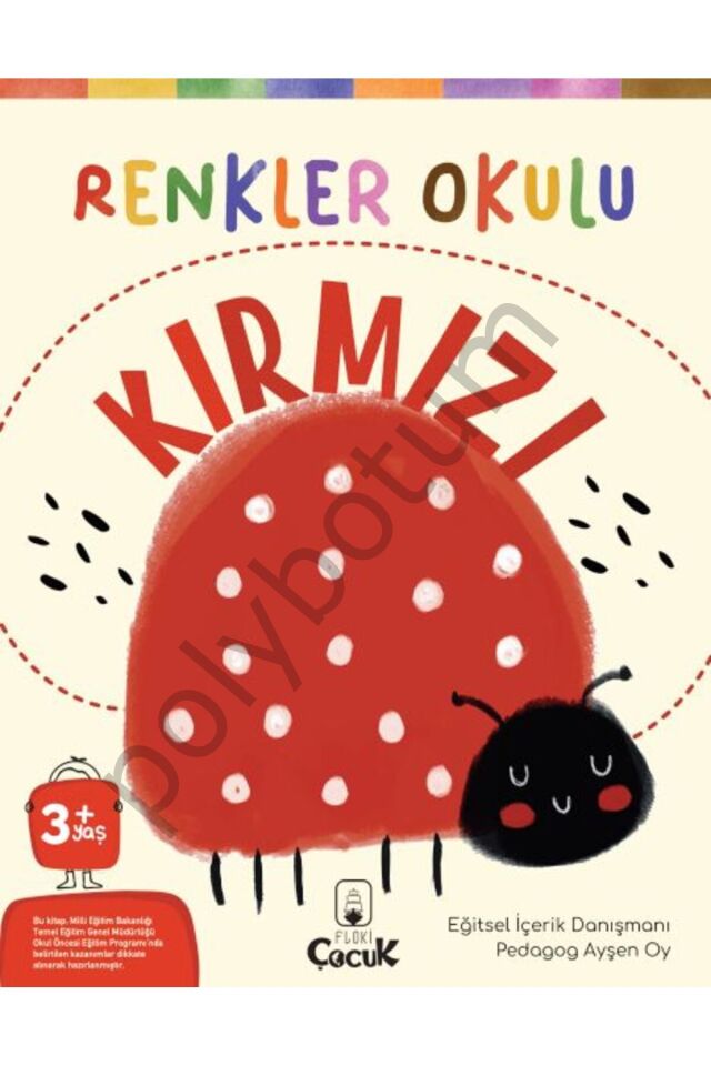 CLZ404 Renkler Okulu Kırmızı  Tek Ebat