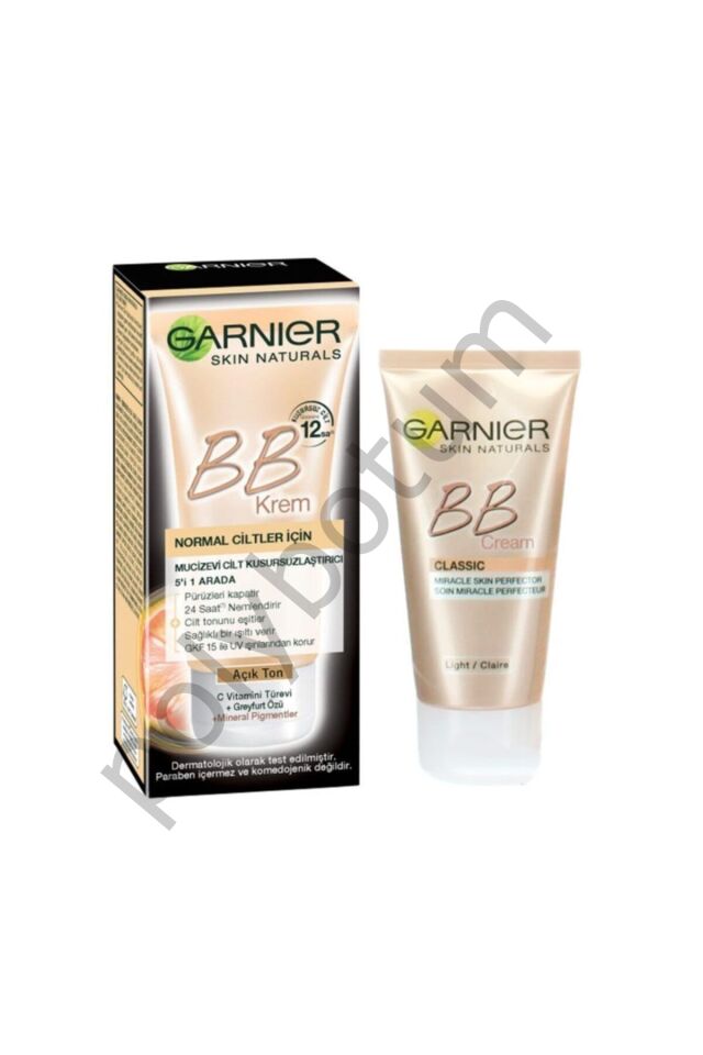 BB KREM garnıer Açık Ton Spf 15 50 Ml 3600541195967 KAR46KOZ açık ton Tek Ebat