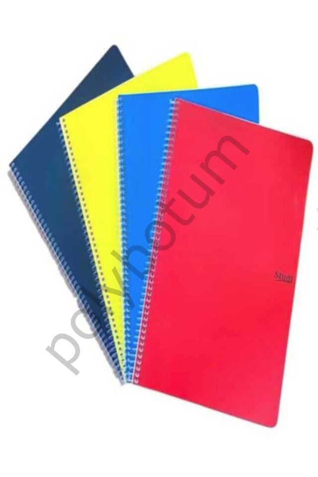 96 Yaprak A4 Çizgili Defter 2 Adet ÇİZGİLİ Tek Ebat