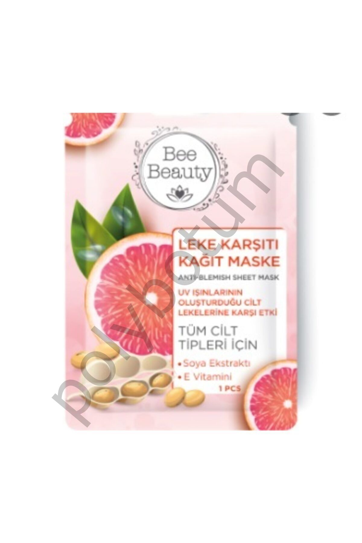 Leke Karşıtı Kağıt Maske 25 ML  Tek Ebat