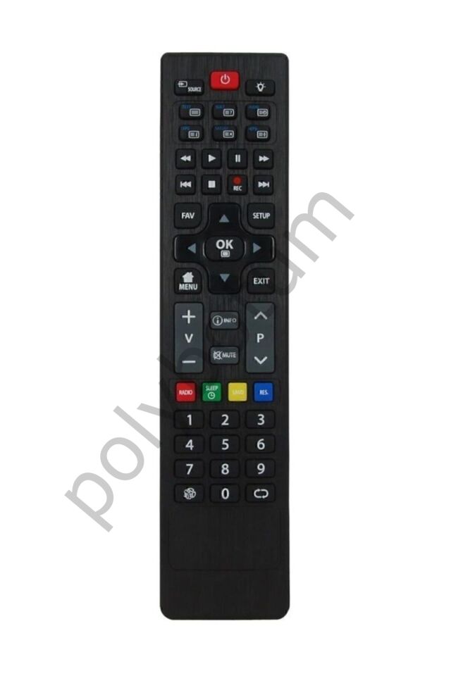 -axen Smart Lcd Tv Kumandası Y-310f siyah Tek Ebat