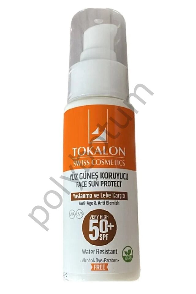 Yüz Güneş Koruyucu Yaşlanma Ve Leke Karşıtı Spf50 - Face Sun Protect Anti-ageing 60 ml  Tek Ebat