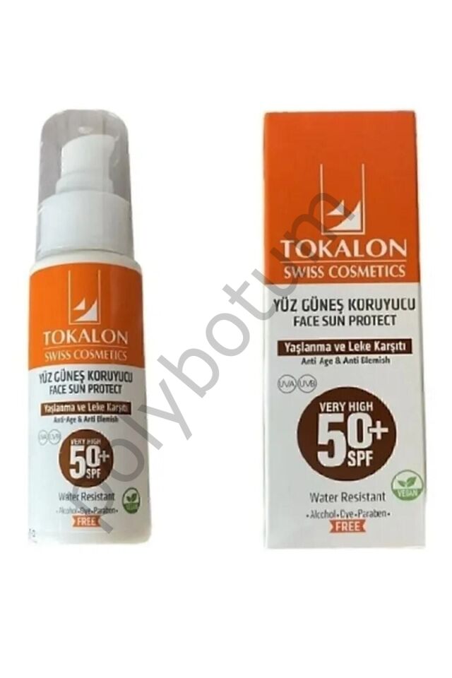 Yüz Güneş Koruyucu Yaşlanma Ve Leke Karşıtı Spf50 - Face Sun Protect Anti-ageing 60 ml  Tek Ebat