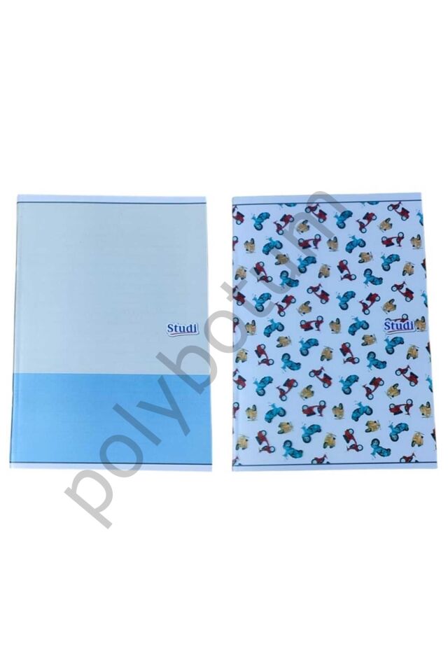 PP Kapak A5 40 Yaprak Dikişli Çizgili Defter 2 ADET ÇİZGİLİ Tek Ebat