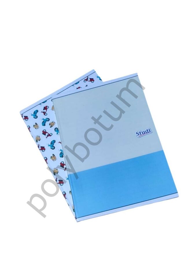 PP Kapak A5 40 Yaprak Dikişli Çizgili Defter 2 ADET ÇİZGİLİ Tek Ebat