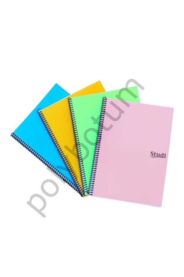 72 Yaprak A4 Kareli Defter 2 Adet renkli Tek Ebat