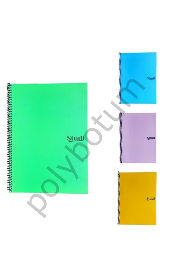 72 Yaprak A4 Kareli Defter 2 Adet renkli Tek Ebat