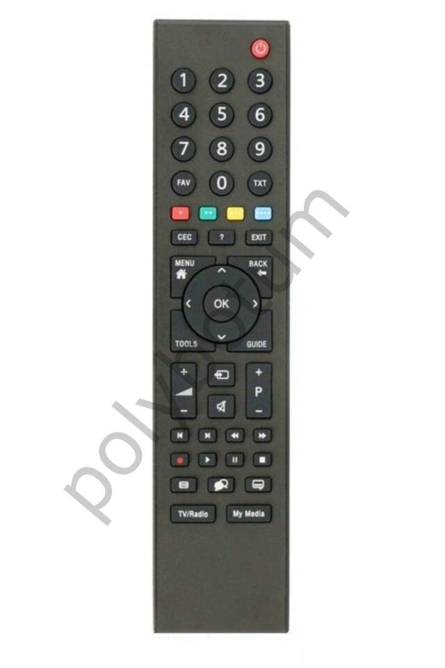 Arçelik Altus Grundig Led Tv Televizyon Kumandası Cec gri Tek Ebat