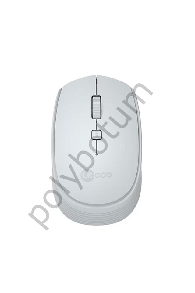LECOO USB OPTİK KABLOSUZ MOUSE BEYAZ WS202-B Beyaz Tek Ebat