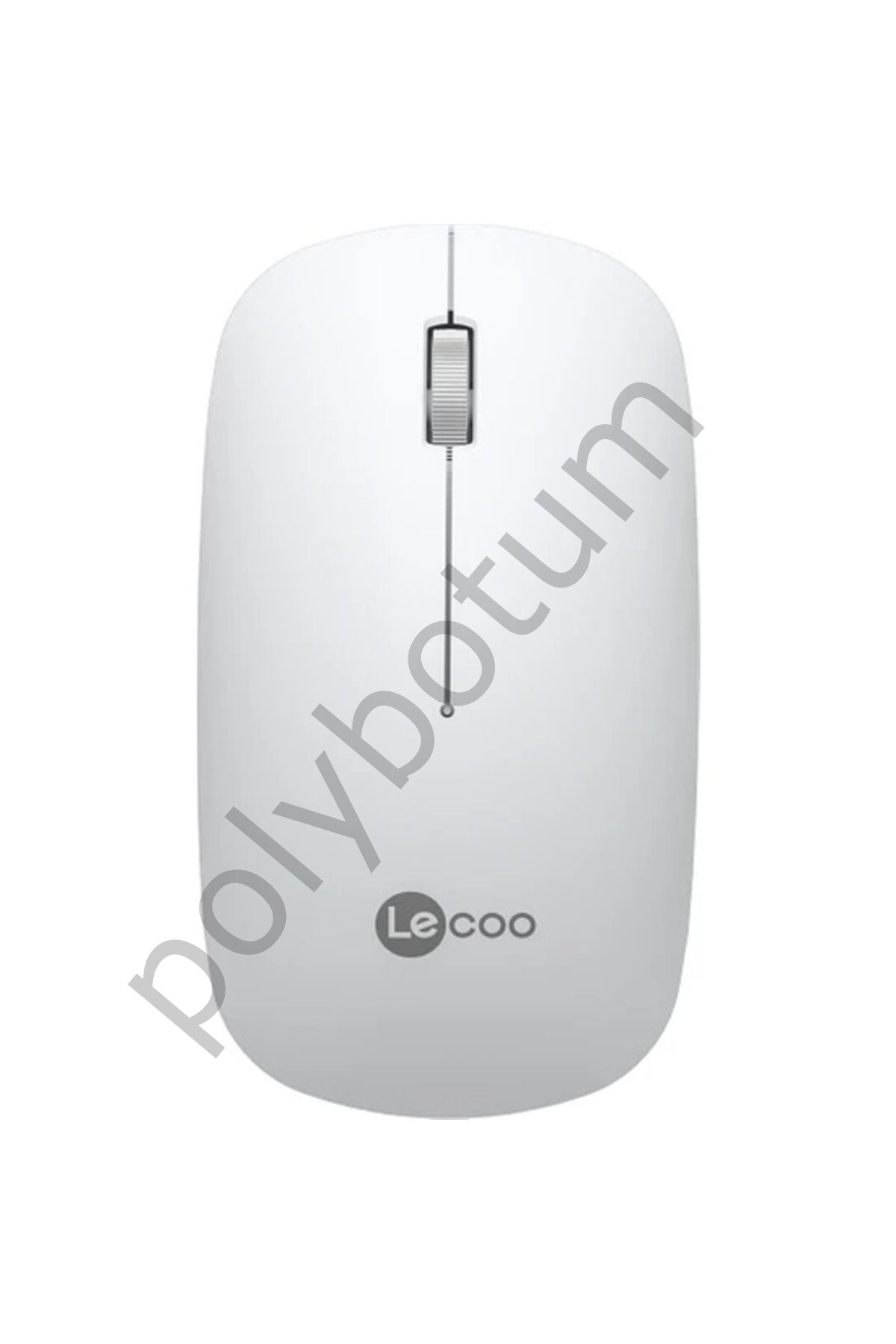 LECOO WS214 Kablosuz Optic 1600dpi Beyaz Mouse  Tek Ebat
