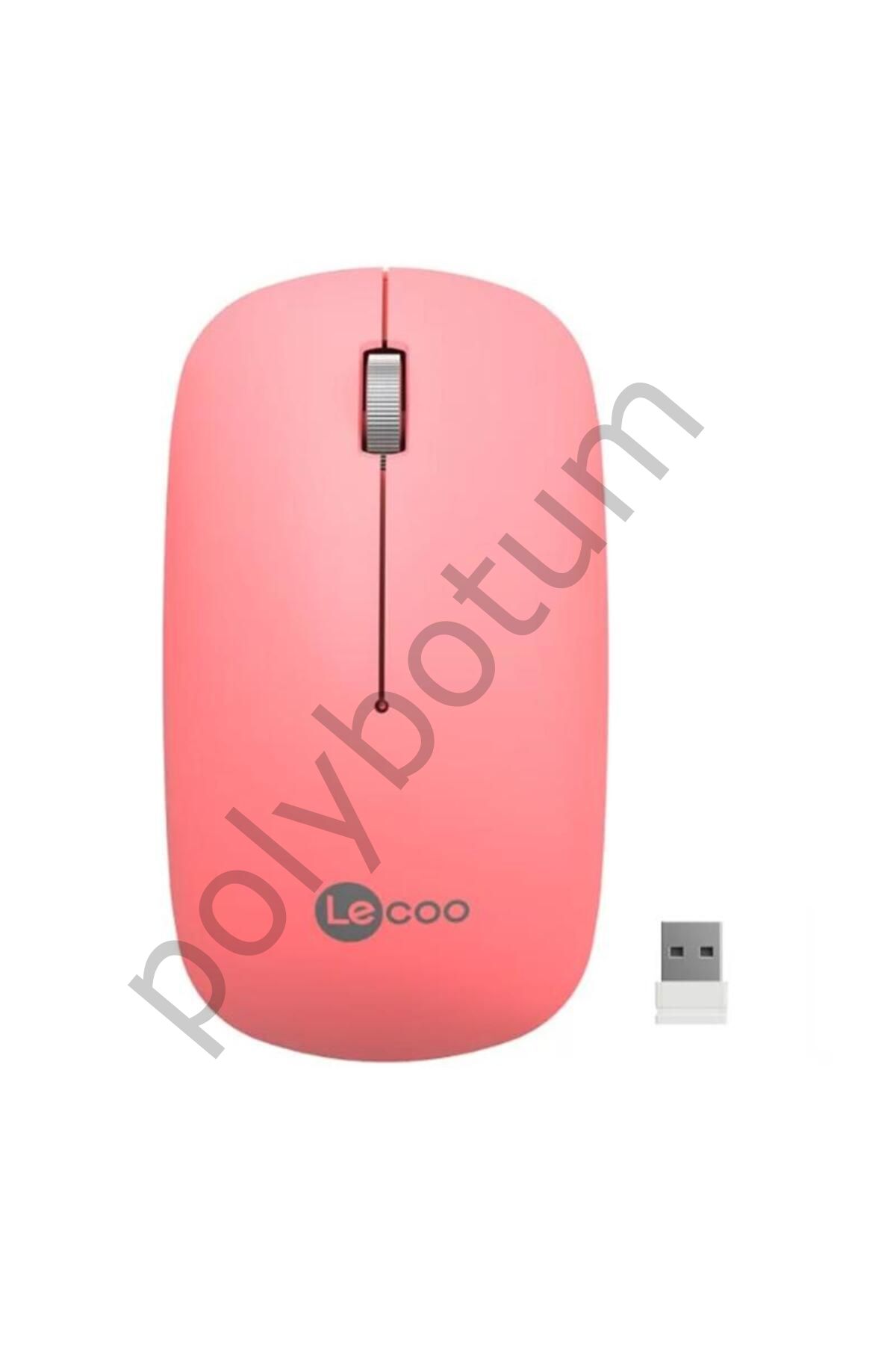 LECOO USB OPTİK KABLOSUZ MOUSE PEMBE WS214-P Pembe Tek Ebat