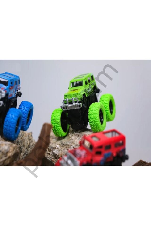 Piccolo Mondi Off-Road Sürtmeli Araba (Mavi) mavi Tek Ebat