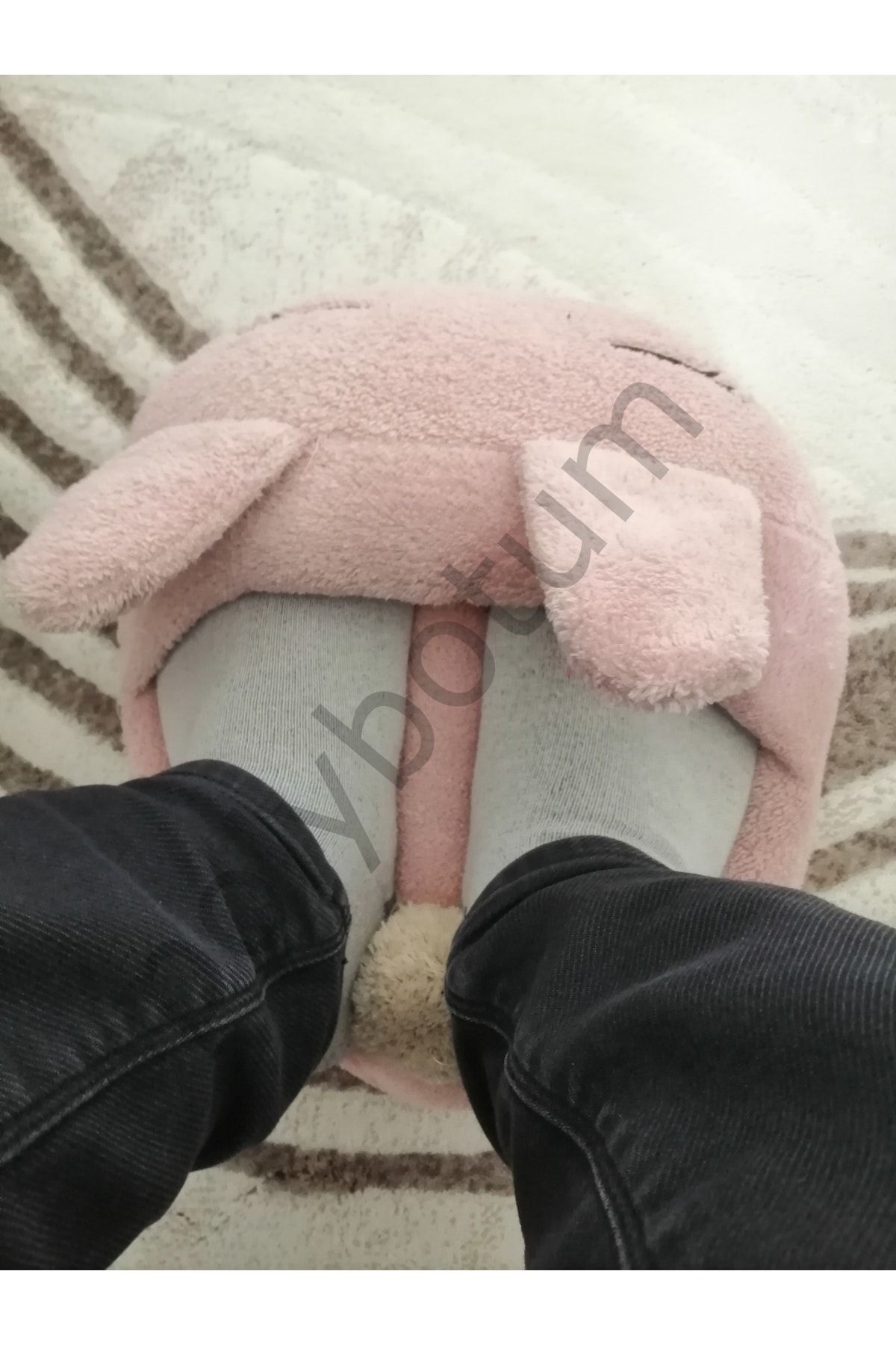 Peluş Ayak Isıtıcı Pembe 36-41