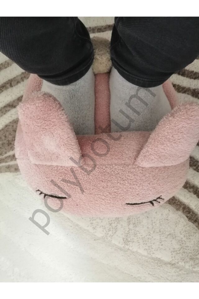 Peluş Ayak Isıtıcı Pembe 36-41