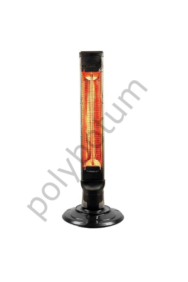 Soba Elektrik AWoX Karbon Dikey Isıtıcı 1000w Hareketli Siyah Tek Ebat