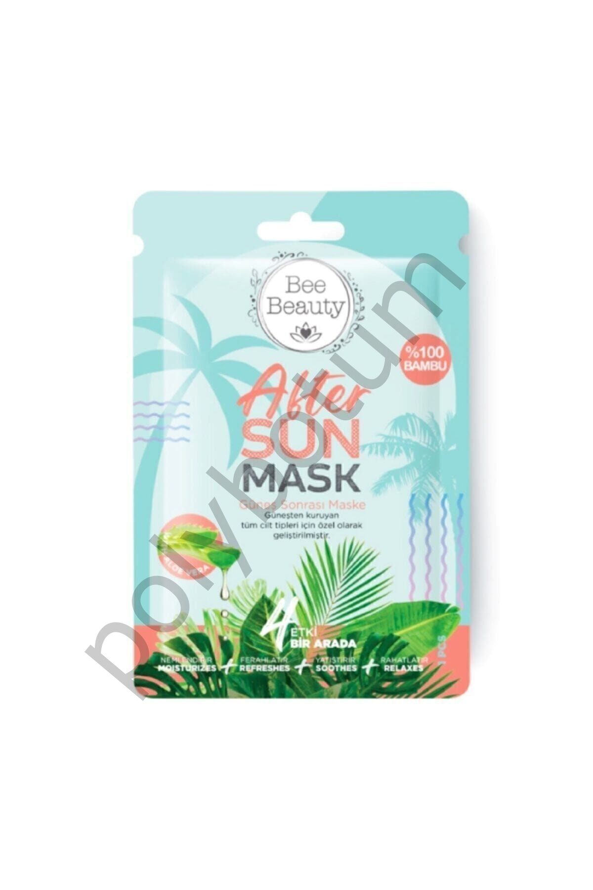 Güneş Sonrası Aloe Veralı Kağıt Maske 25 Ml  Tek Ebat