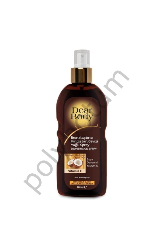 Güneş Yağı Sprey Bronzlaştırıcı 200 ML  Tek Ebat