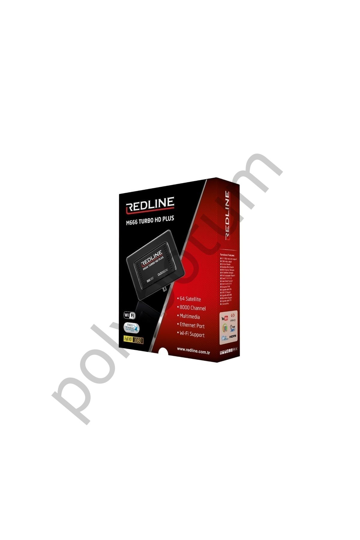 M666 Turbo Hd Plus Uydu Alıcısı siyah Tek Ebat