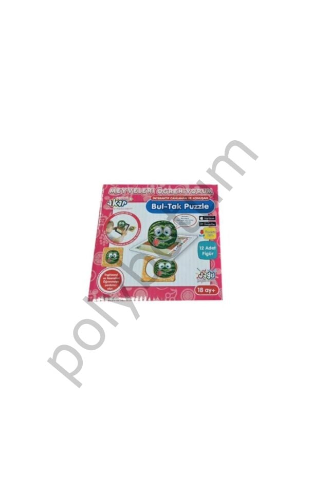 Bul Tak Puzzle Meyveleri Öğreniyorum  Tek Ebat