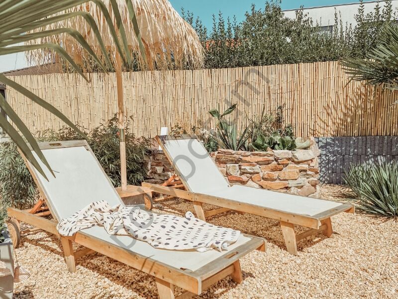 %100 Doğal  Bambu Kamış Hasır Bahçe Balkon Çit Gölgelik Gizlilik Çiti